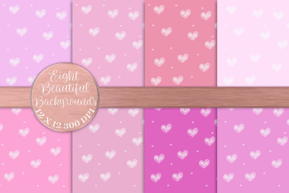 Creating Unique Designs with Pink Valentine Love Heart Backgrounds