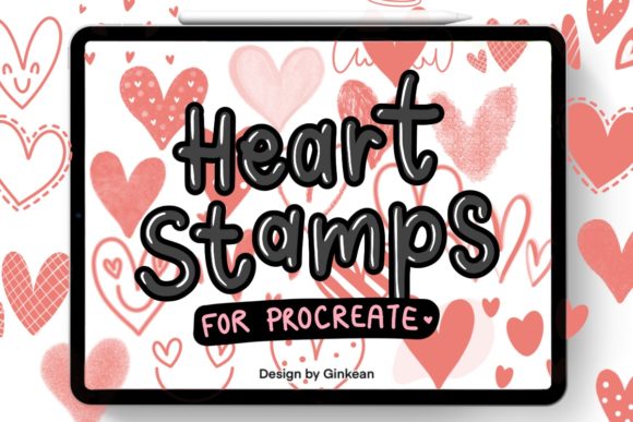 Elevating Digital Design: The Strategic Value of the 25 Heart Procreate Brush Stamp Collection