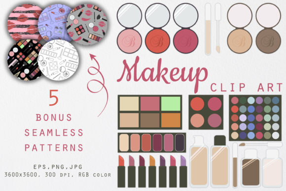 Elevating Visual Branding: The Strategic Value of a Comprehensive Makeup Clip Art Set