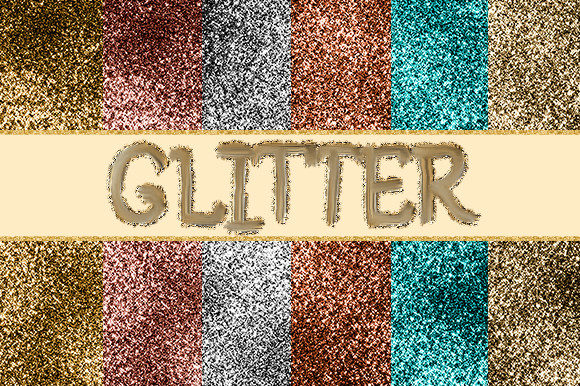 Enhancing Digital Design with Metallic Glitter Texture with Background