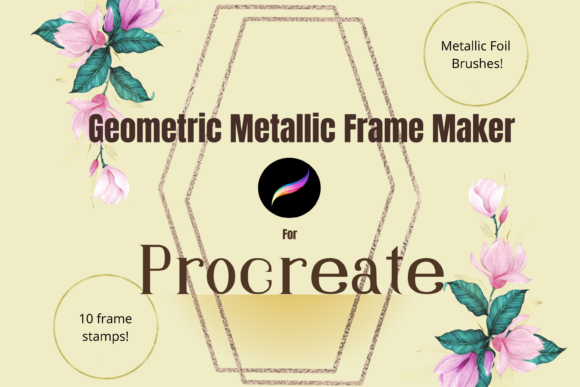 Procreate Geometric Frame Toolkit: Elevating Digital Design with Hand-Drawn Precision