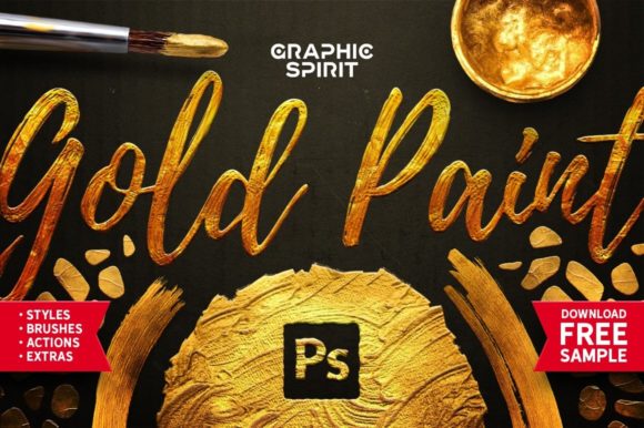 Toolkit Gold Paint Effect Photoshop Guide