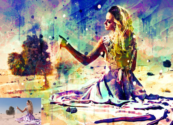 Watercolor Creator Photoshop Action Guide