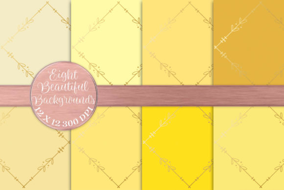 Yellow Foil Photo Border Scrapbook Pages